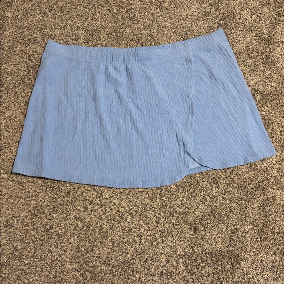 Abercrombie & Fitch Other - Light Blue Textured Swim cover up Skirt